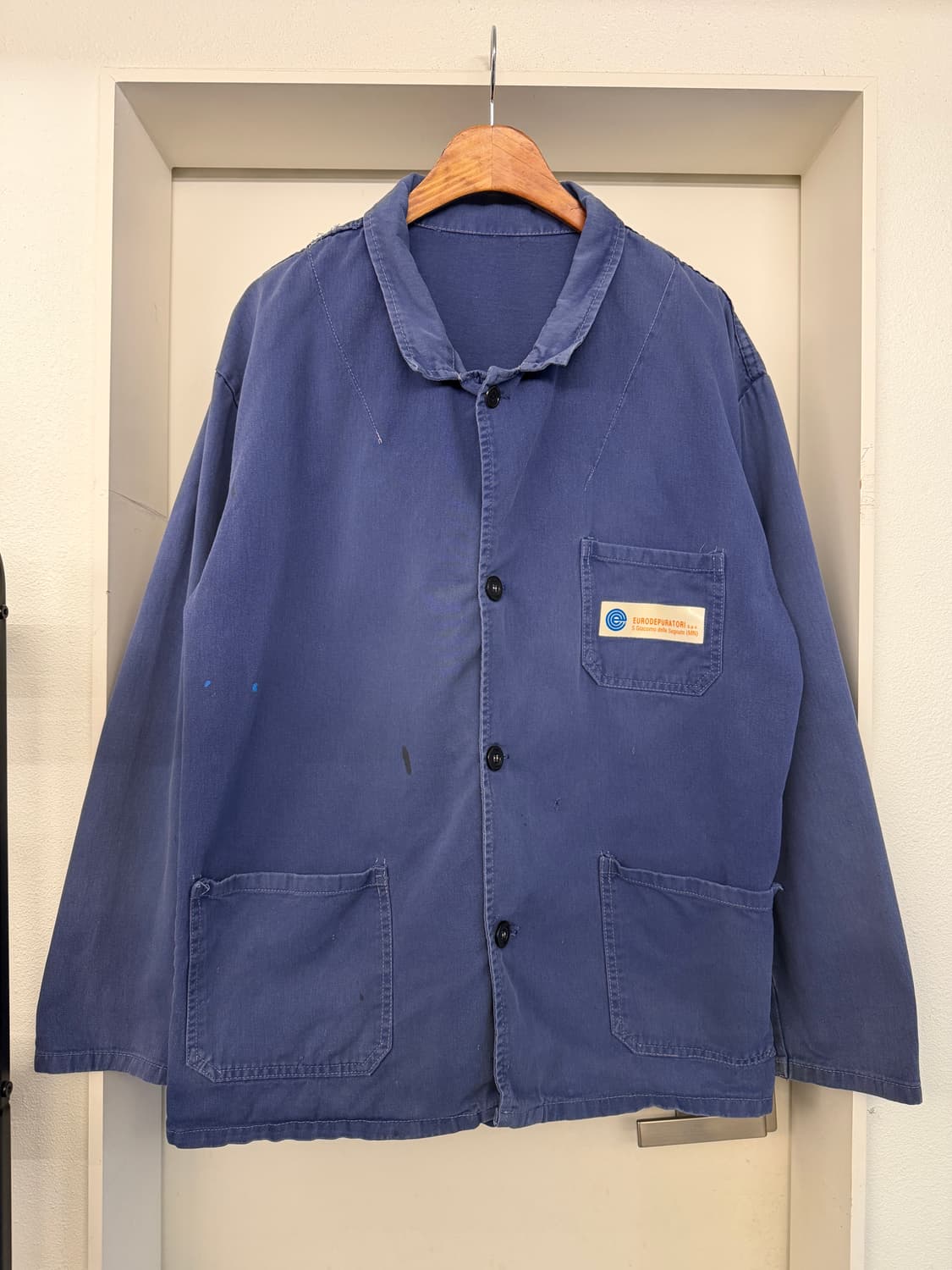 FADED WASHED OLD VINTAGE FRENCH 프렌치워크자켓 상품이미지1