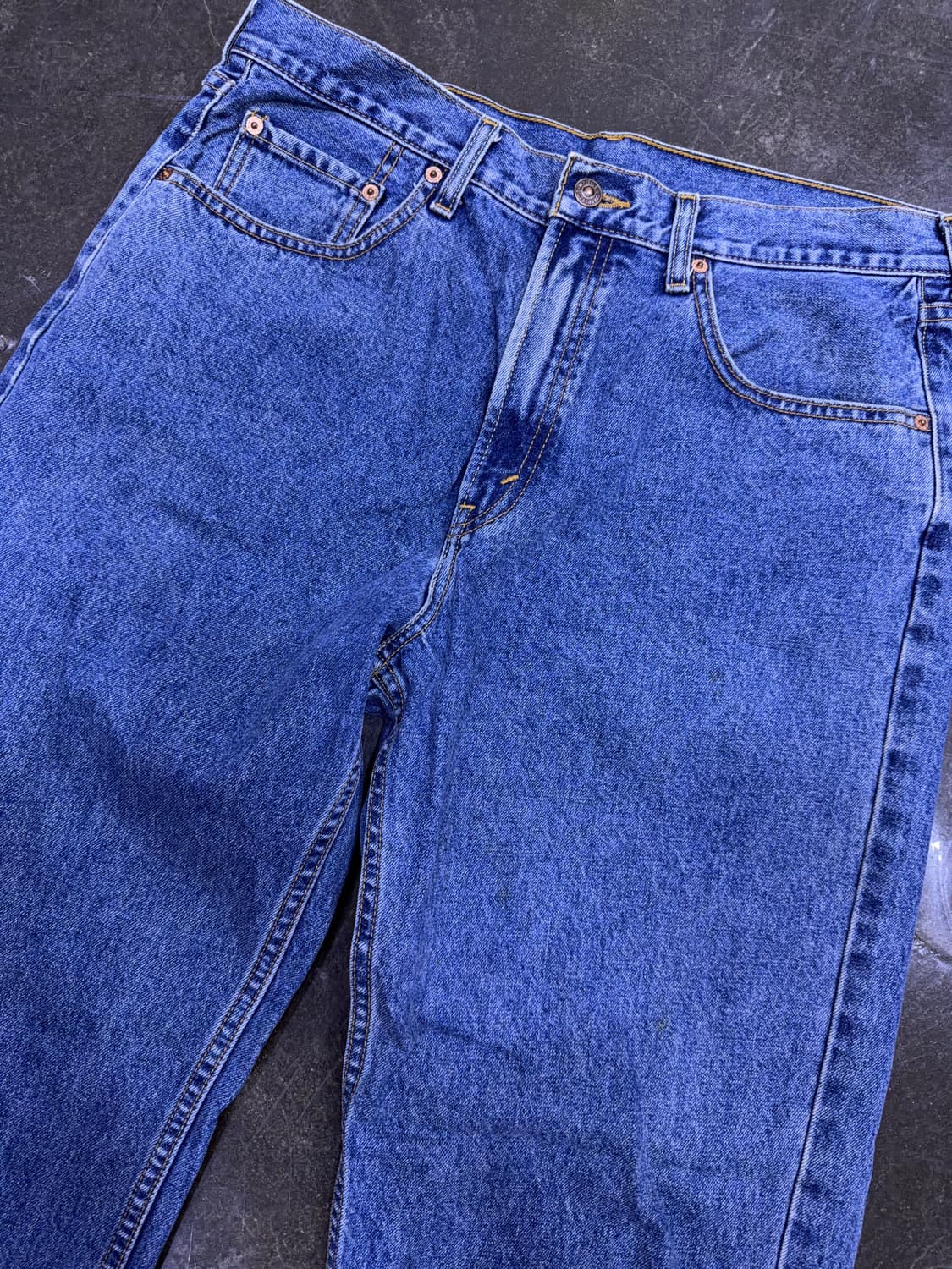 리바이스 620 루즈 스트레이트핏 코리아탭 스톤워싱 데님 팬츠 36 상품이미지3