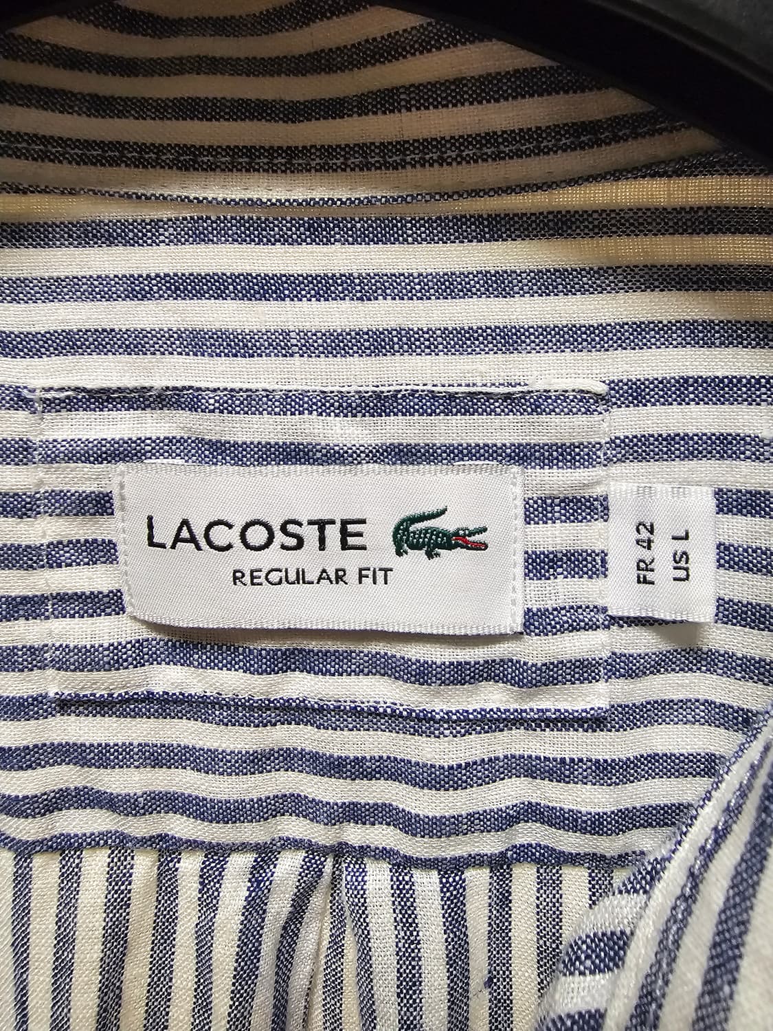 라코스테 셔츠 린넨 105 상품이미지8