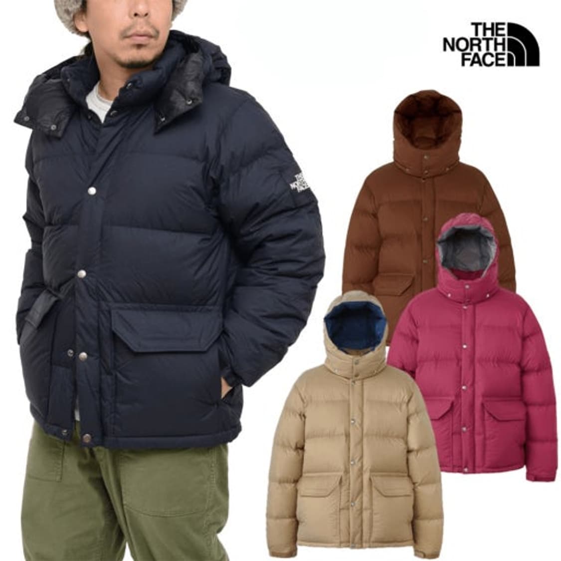 노스페이스 시에라 후드 다운자켓 L사이즈 차콜/브라운 상품이미지6