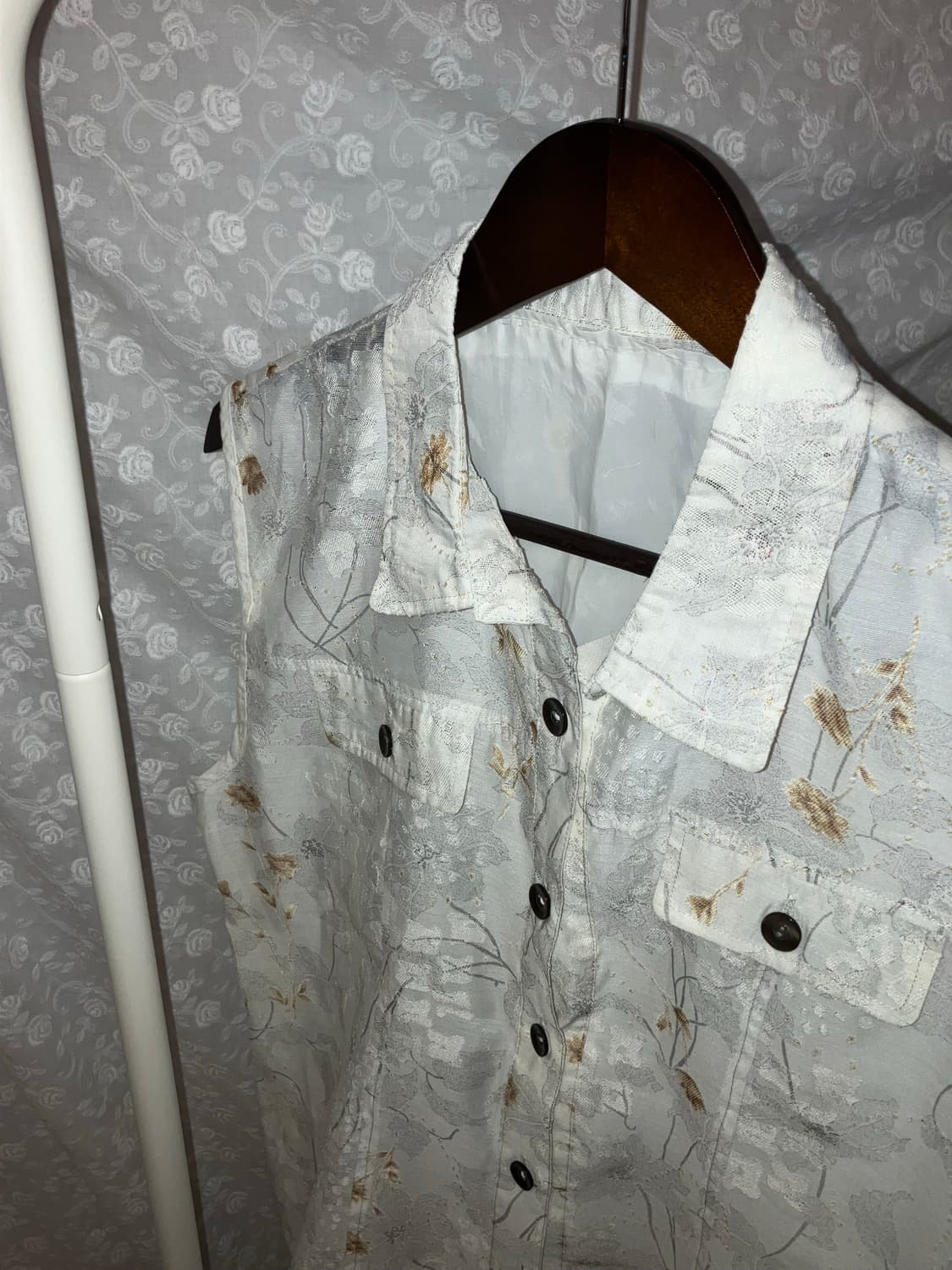 💌 Japanese oriental sleeveless blouse. 상품이미지3