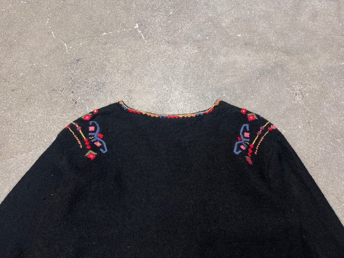 에스닉 자수 울 가디건 상품이미지6