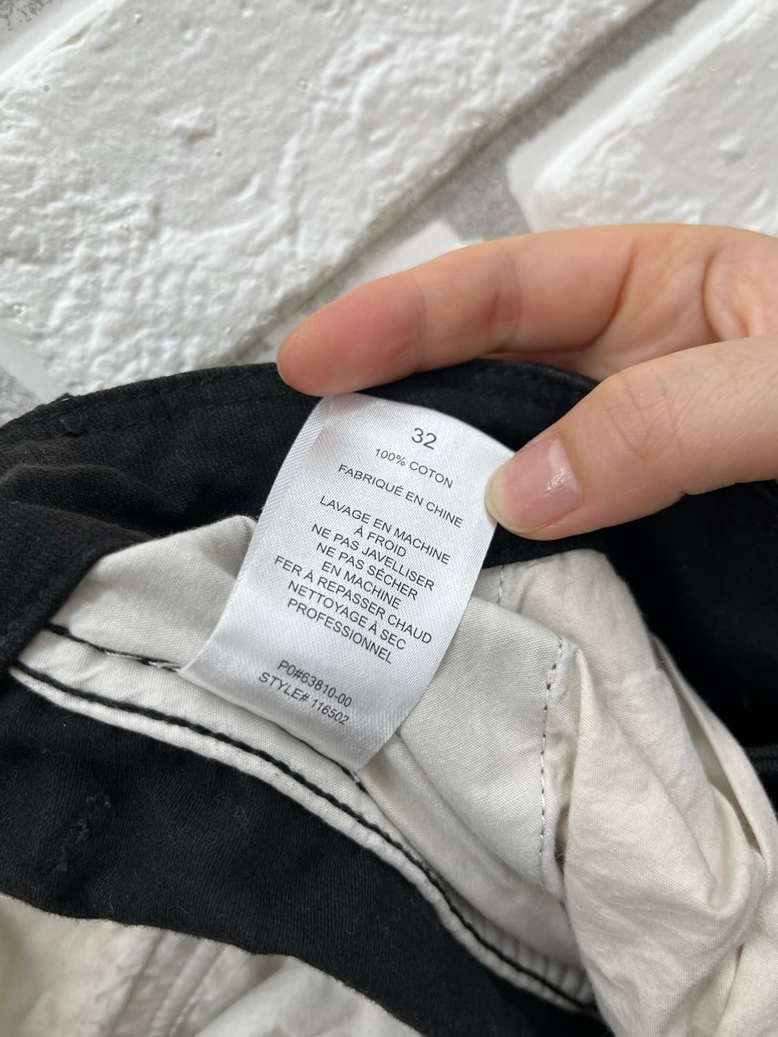 스투시 블랙 카고 바지-32inch 상품이미지8