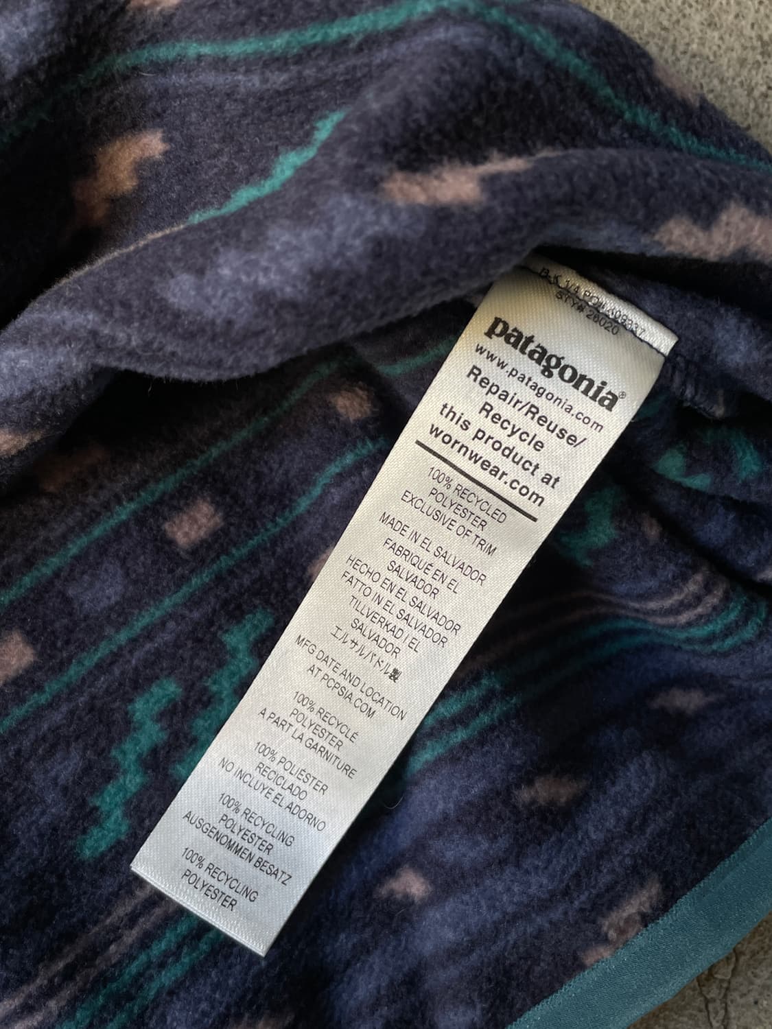 Patagonia Micro D Native Pattern Snap-T 상품이미지8