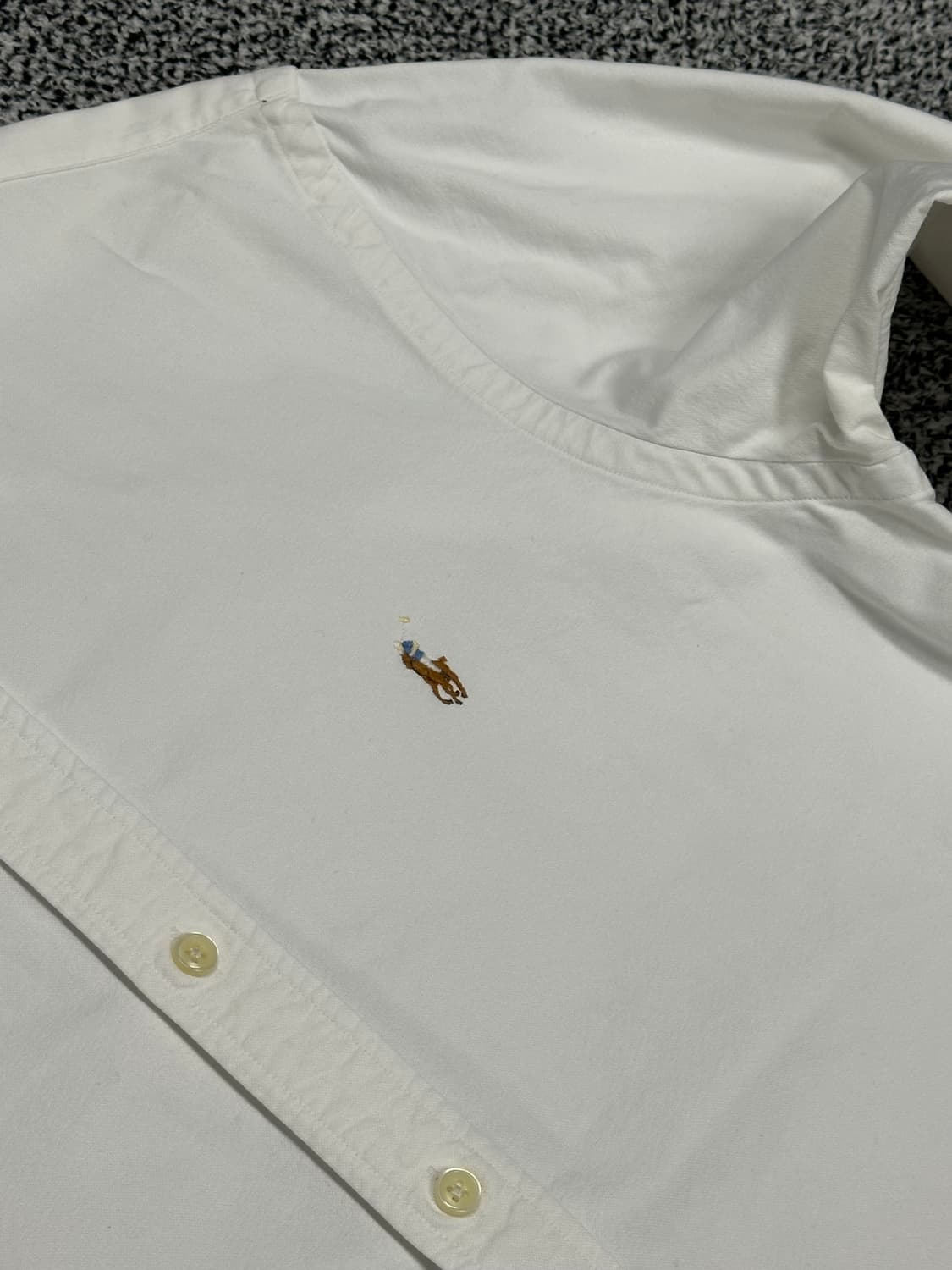 [ 폴로 ] 정품 /95-100 / 최신형 면 화이트 셔츠 상품이미지4