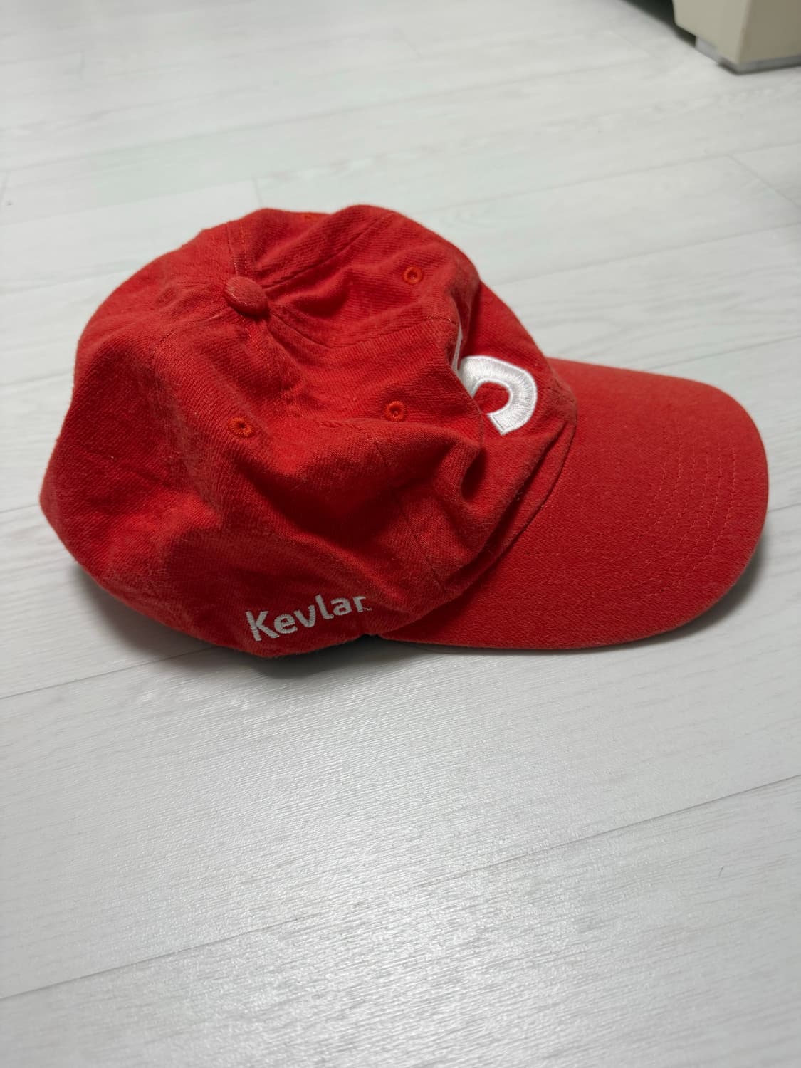 슈프림 케블라 데님 S 로고 6-패널 캡 레드 상품이미지3
