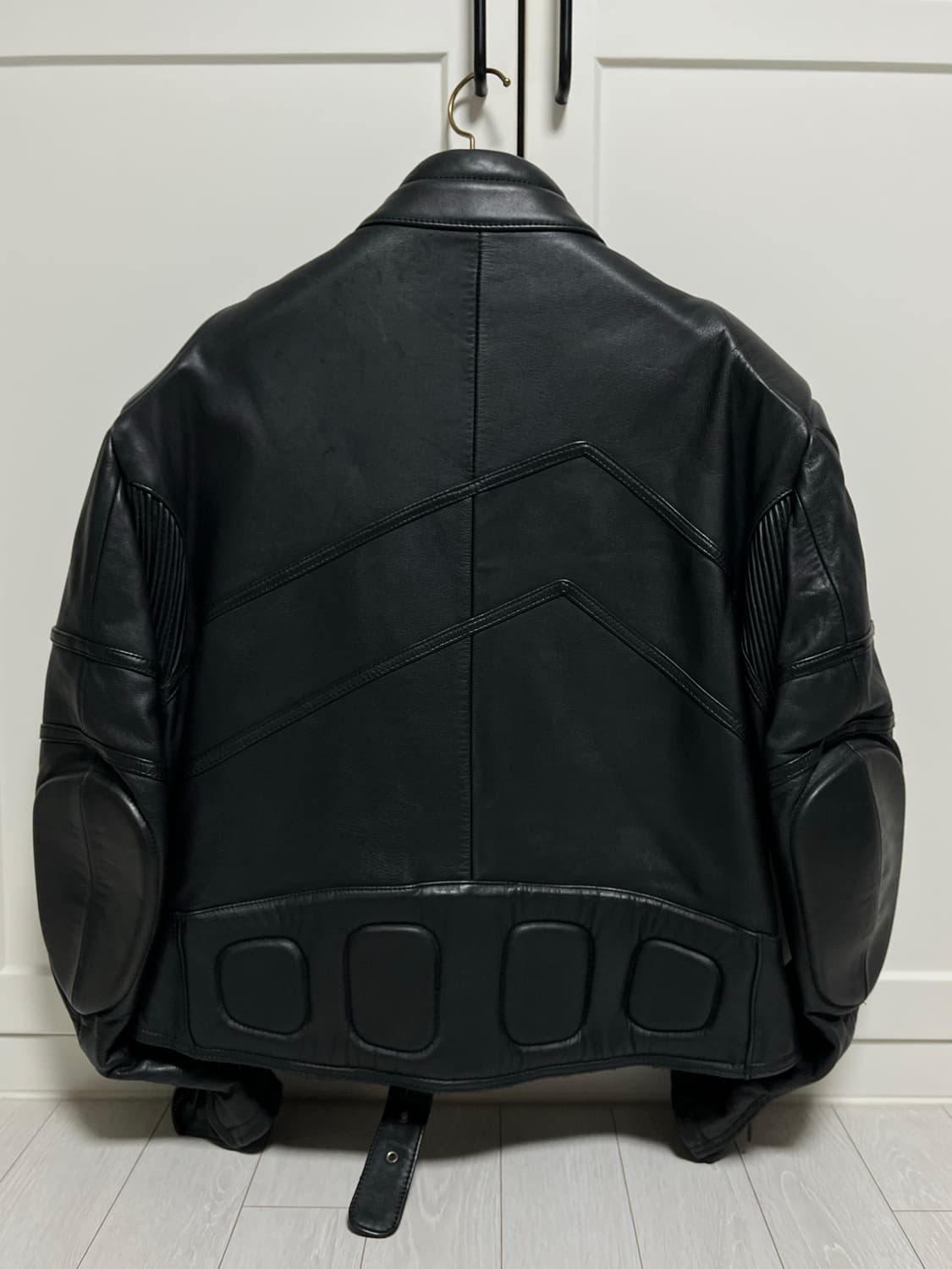 가죽 바이커 자켓 발렌시아가 스타일 상품이미지2