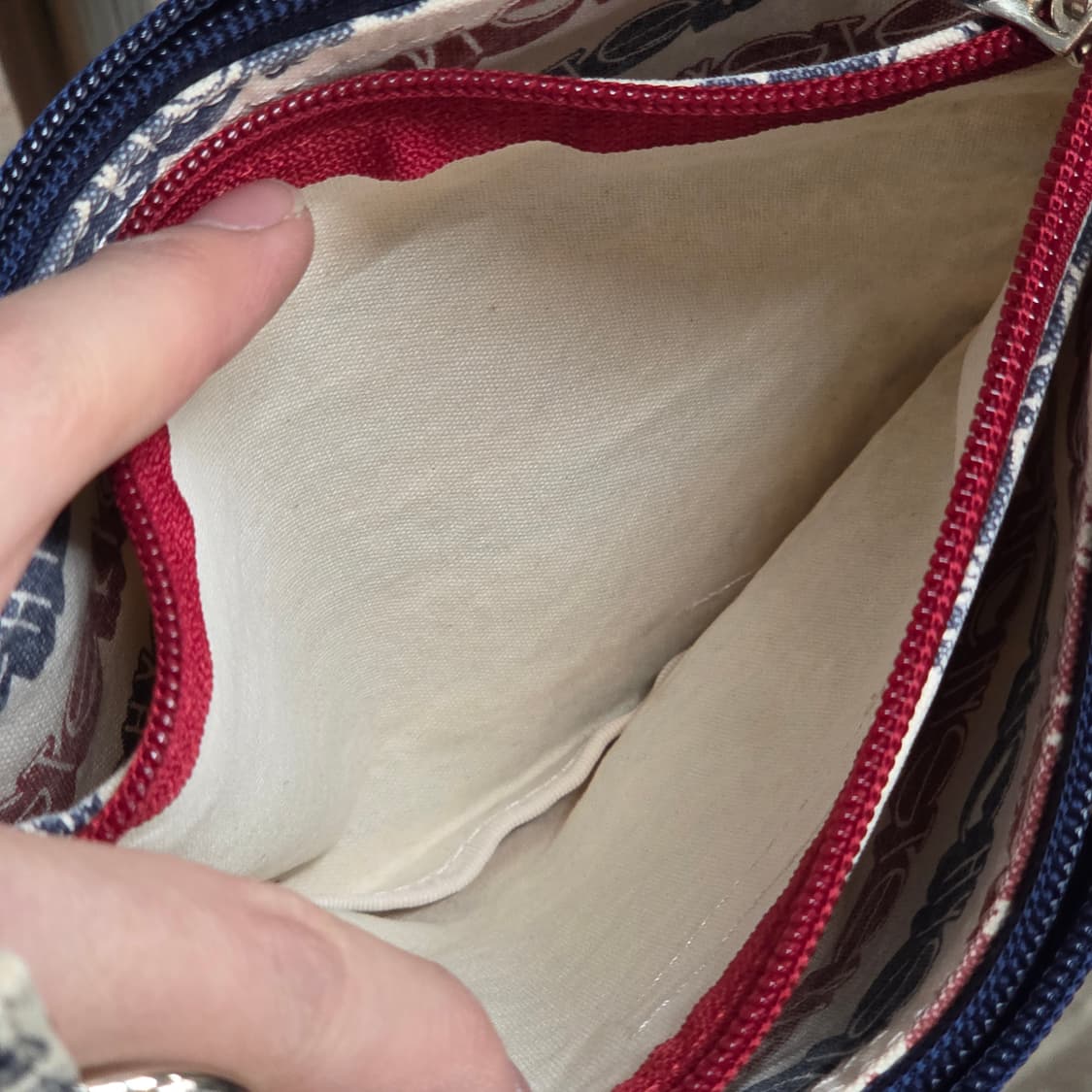 히스테릭 글래머 레터링 레이어드 코튼 크로스백 상품이미지9