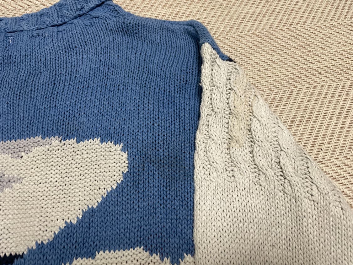 카르두치 성조기 이글 코튼 니트 J03269 상품이미지6