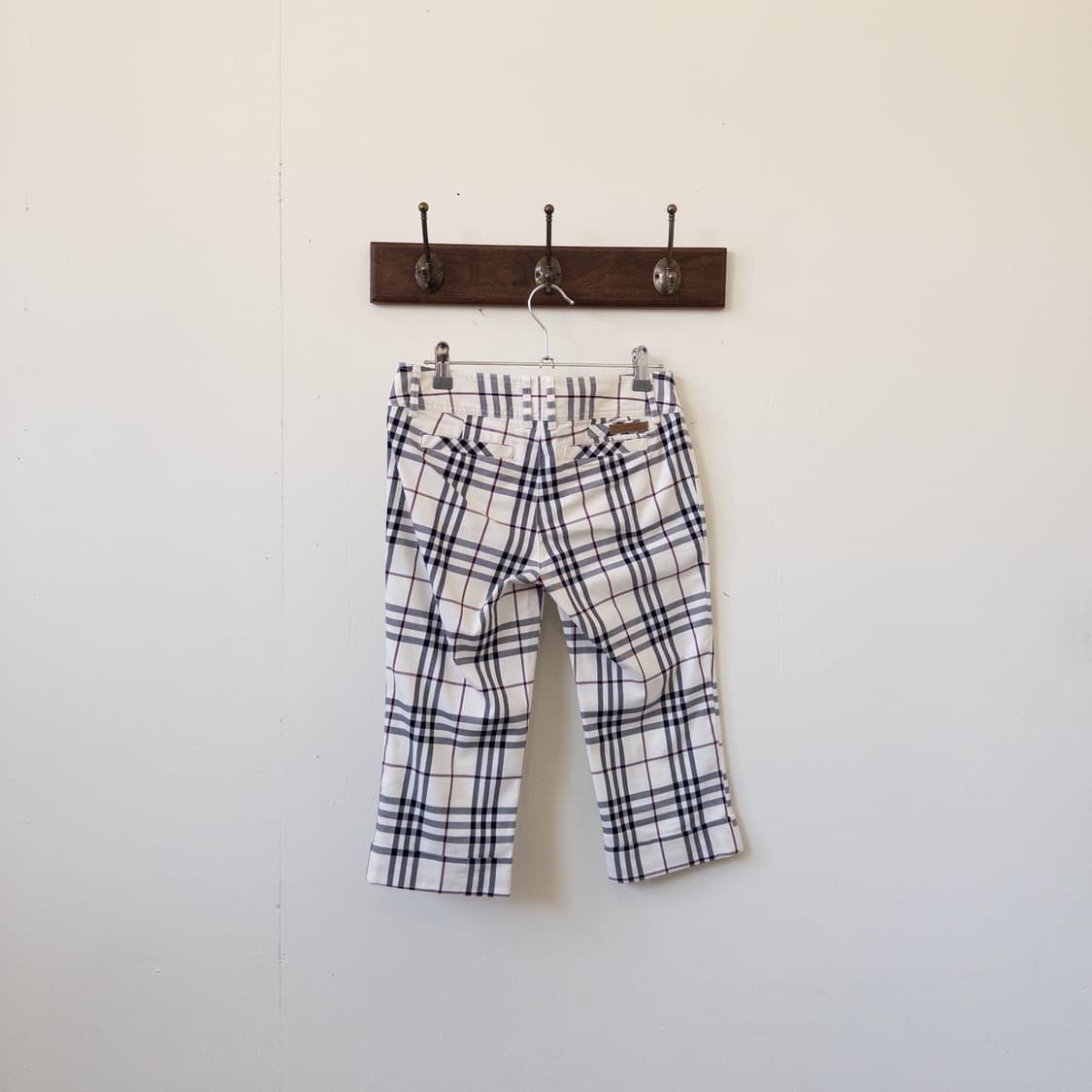 버버리 노바체크 코튼 팬츠 상품이미지5