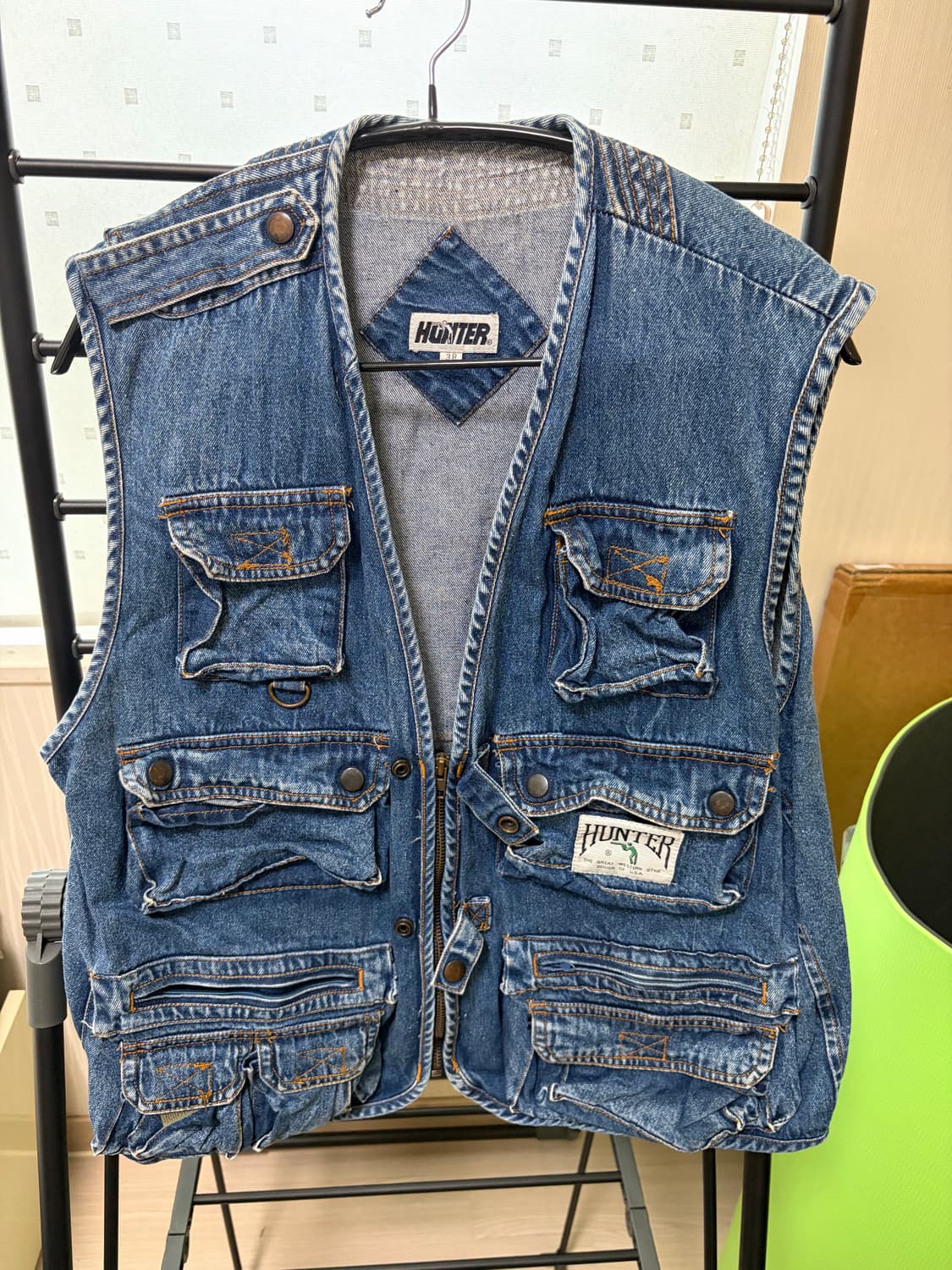 빈티지 헌터 데님 헌팅베스트 상품이미지1