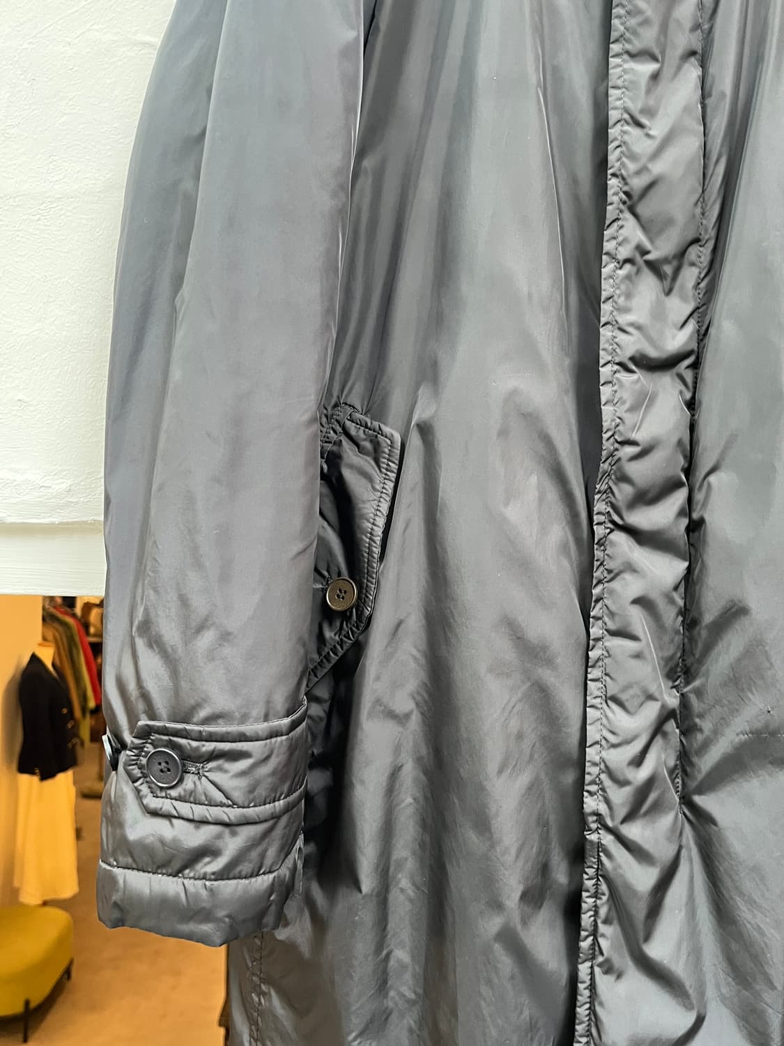 Theory 히든 버튼 다운 패딩 코트 38 상품이미지4