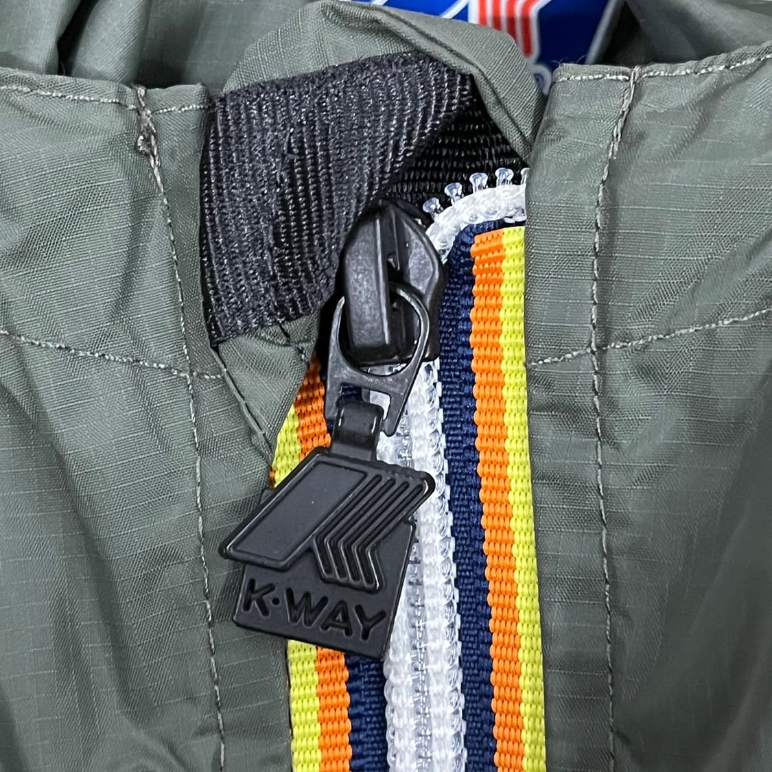 [정품/XL] K-Way 까웨 아노락 바람막이 그린 b18 상품이미지8
