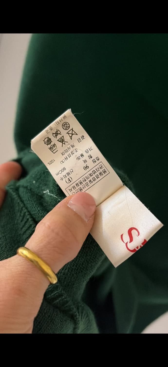 한섬 sj 캐시미어100반소매 니트 44마른55 상품이미지2