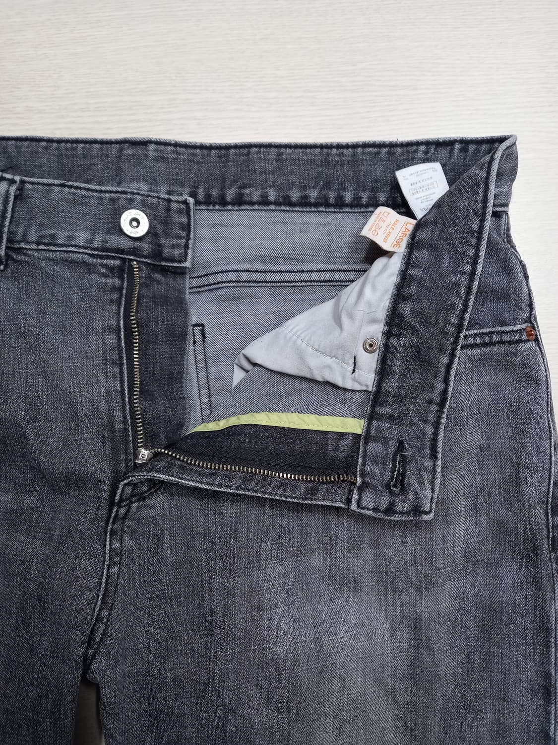 34 HALB KREIS Kor 스판 슬림일자진 다크그레이 34-538 상품이미지7