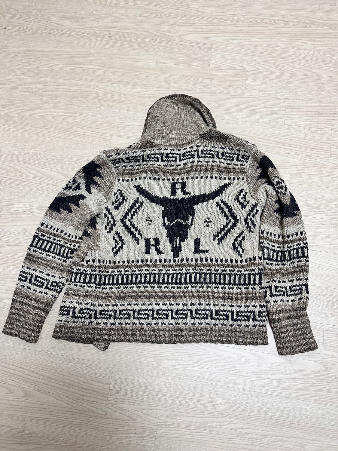 RRL 페어아일 인타르시아 가디건 S 상품이미지3