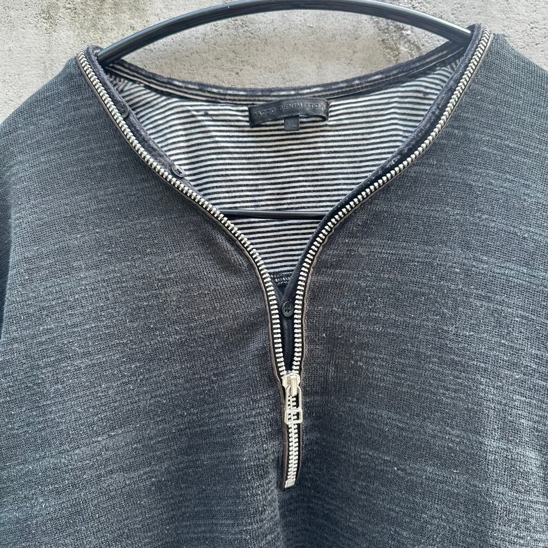 zip gimmick henryneck knit 상품이미지2