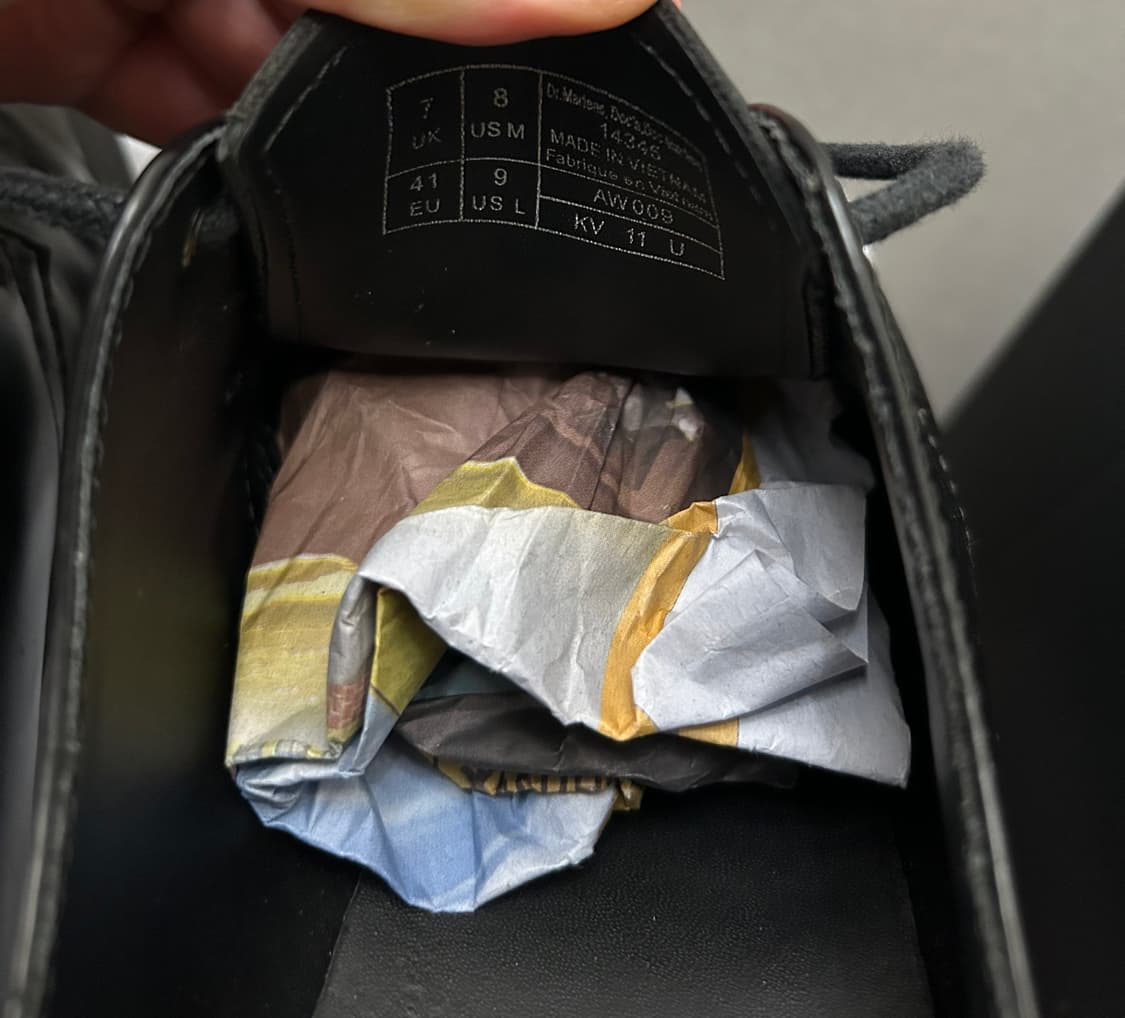 닥터마틴 14345 3홀 더비슈즈 블랙 상품이미지4