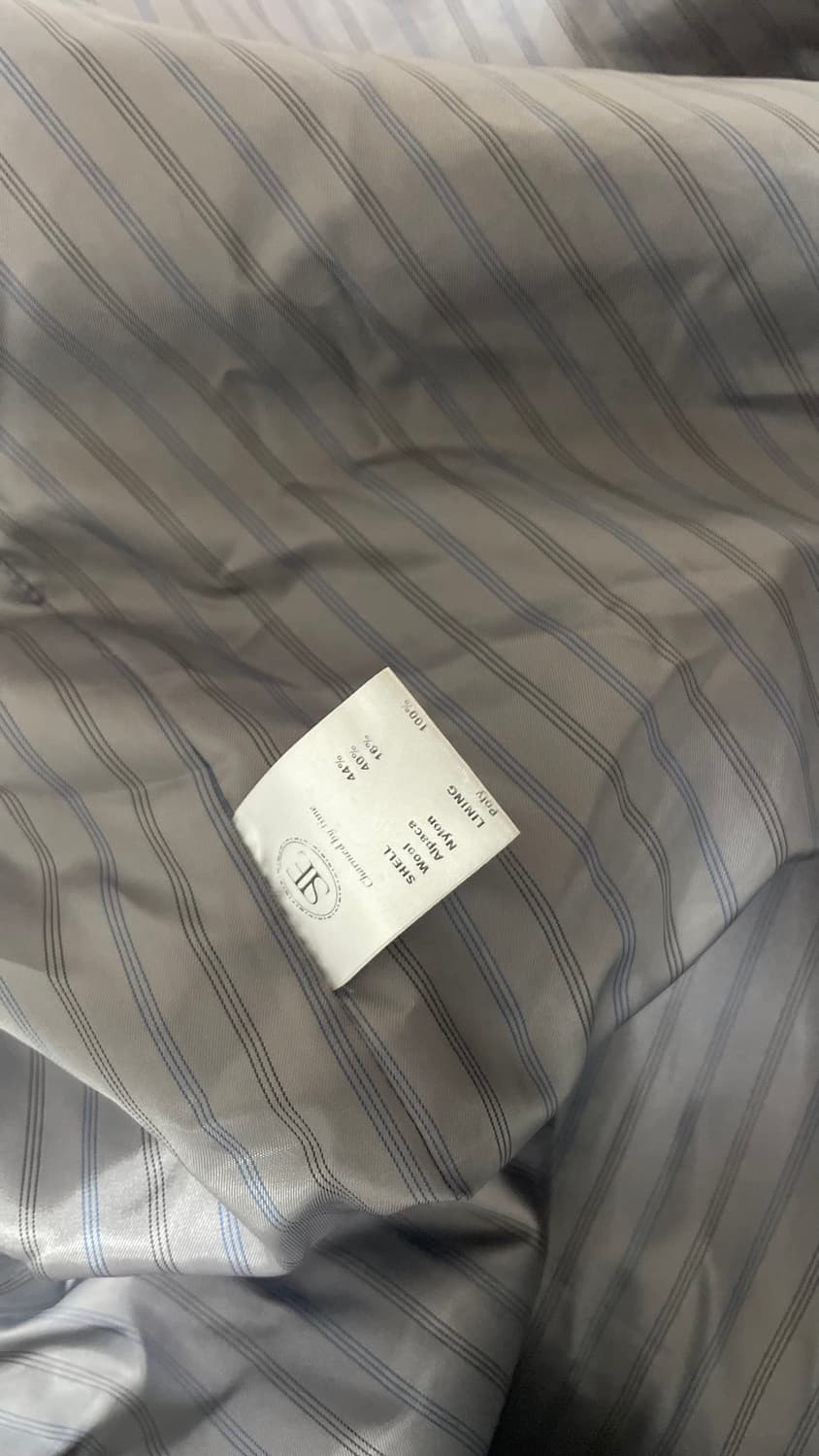 시엔느 알파카 코트 네이비 상품이미지9