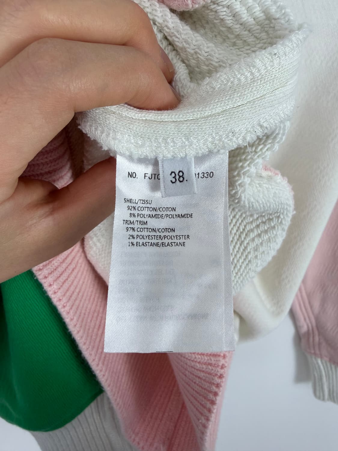 a293) 톰브라운 컬러블록 맨투맨 상품이미지7