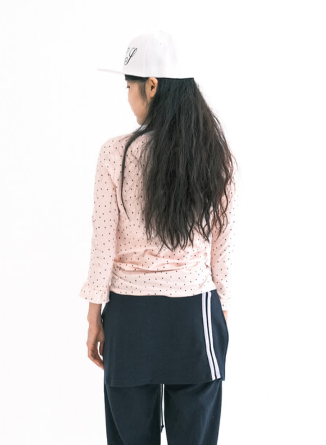 샵페어리 미니 하트 레이스탑 라이트핑크 상품이미지2