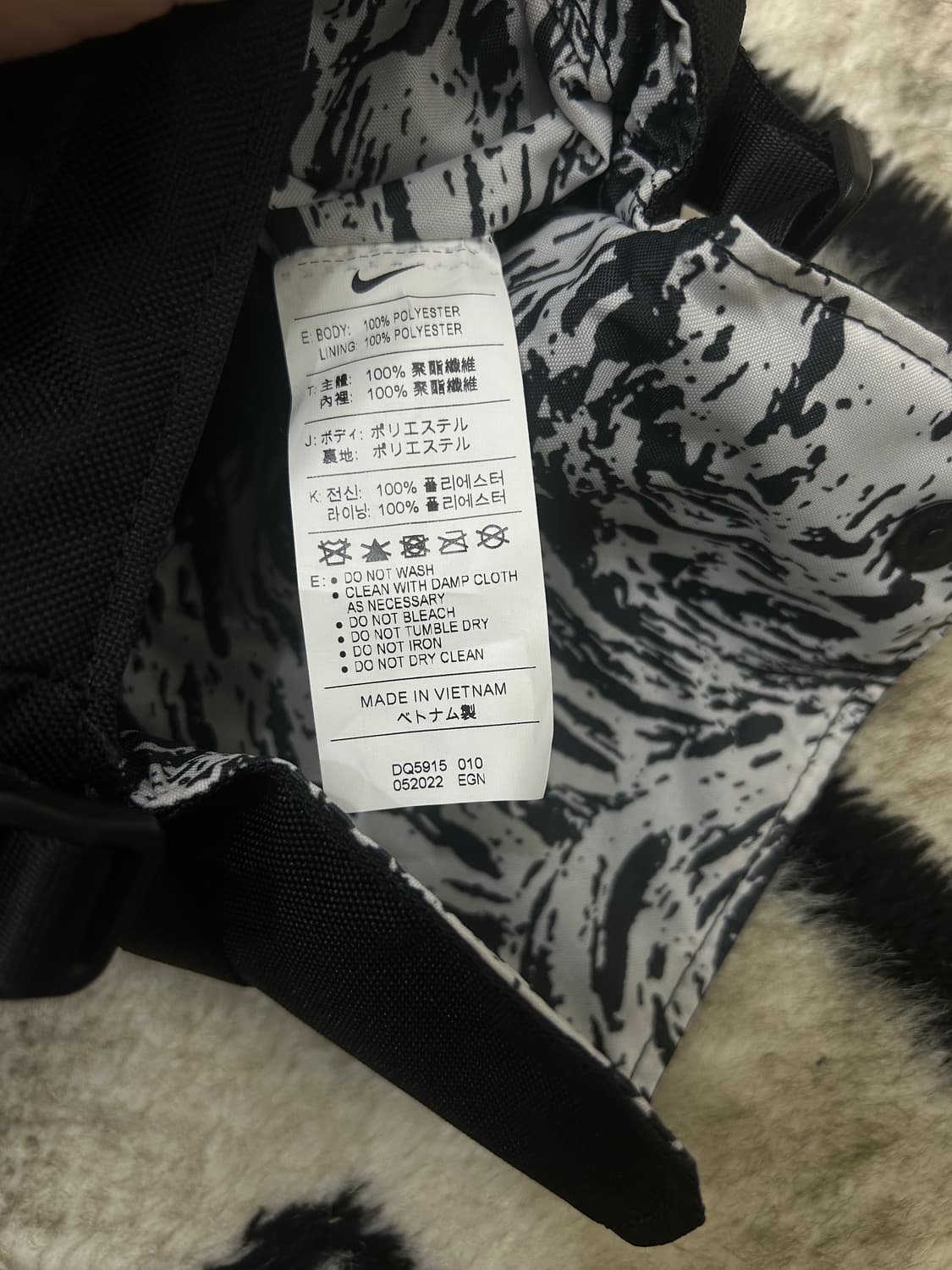 나이키NSW 크로스 미니 바디 백/블랙 상품이미지5