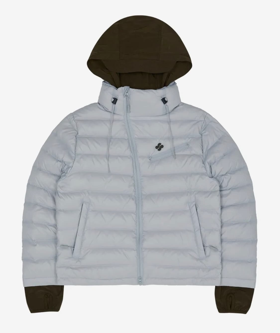 클로버 로고 후디드 라이트 덕다운 스카이블루  상품이미지1