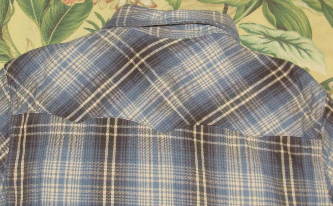 90s RRL 더블알엘 플란넬 체크 웨스턴 셔츠 상품이미지4