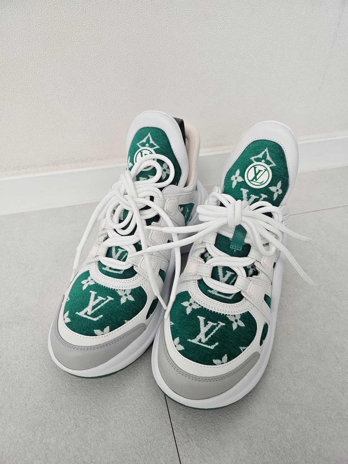 루이비통 아치라이트 LV 스니커즈 (그린) 상품이미지2