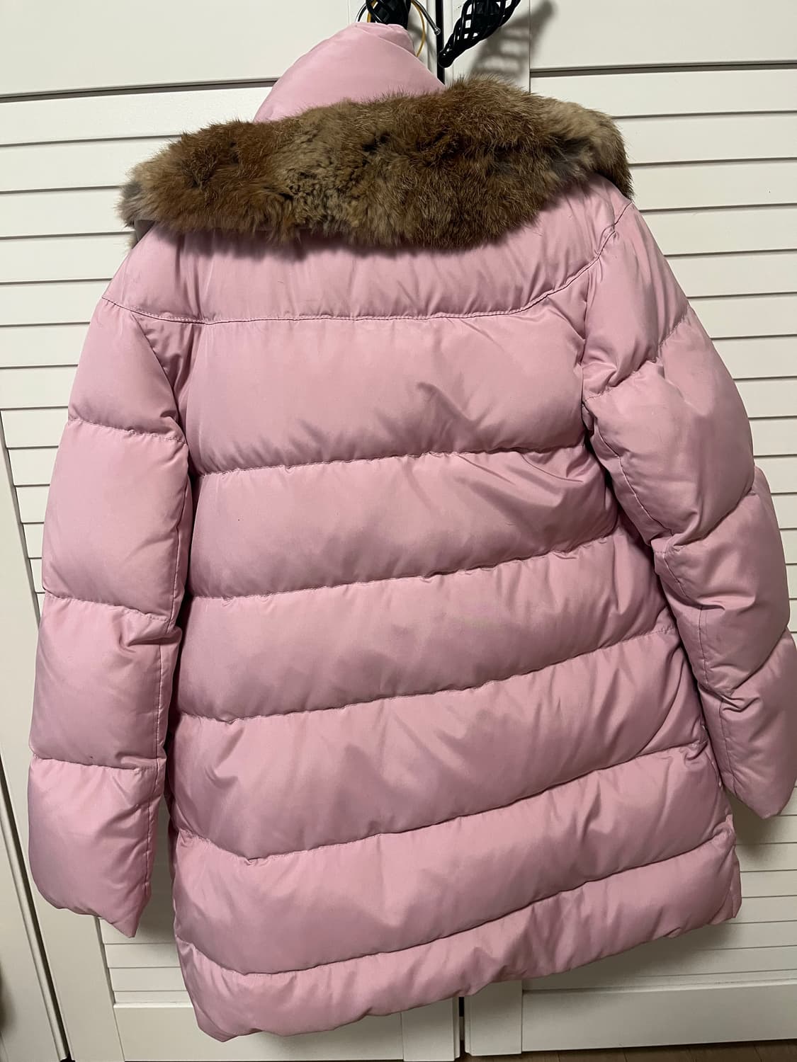 블루독 오리털 핑크 패딩 상품이미지2