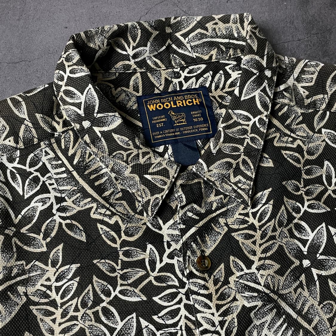 WOOLRICH 울리치 빈티지 트로피컬 반팔 셔츠 A00792 상품이미지2