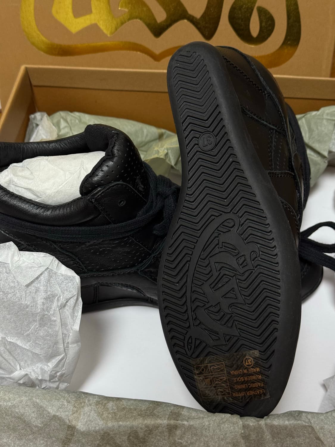 37 애쉬 웨지힐 보위 블랙 240 미착용 새상품 상품이미지3