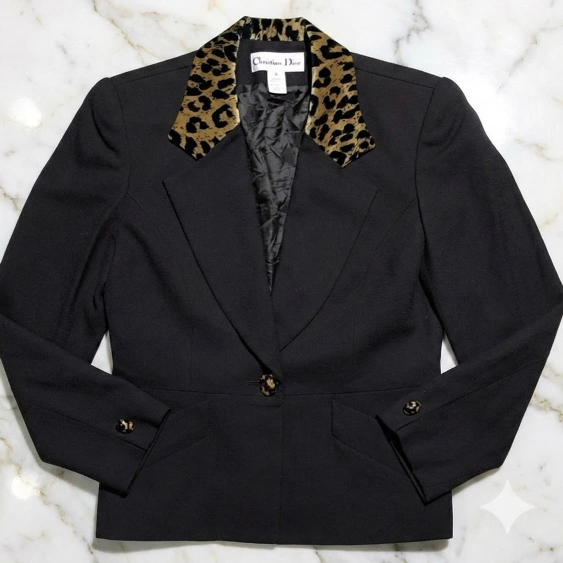 99s Christian Dior Leopard Collar Blazer 상품이미지1