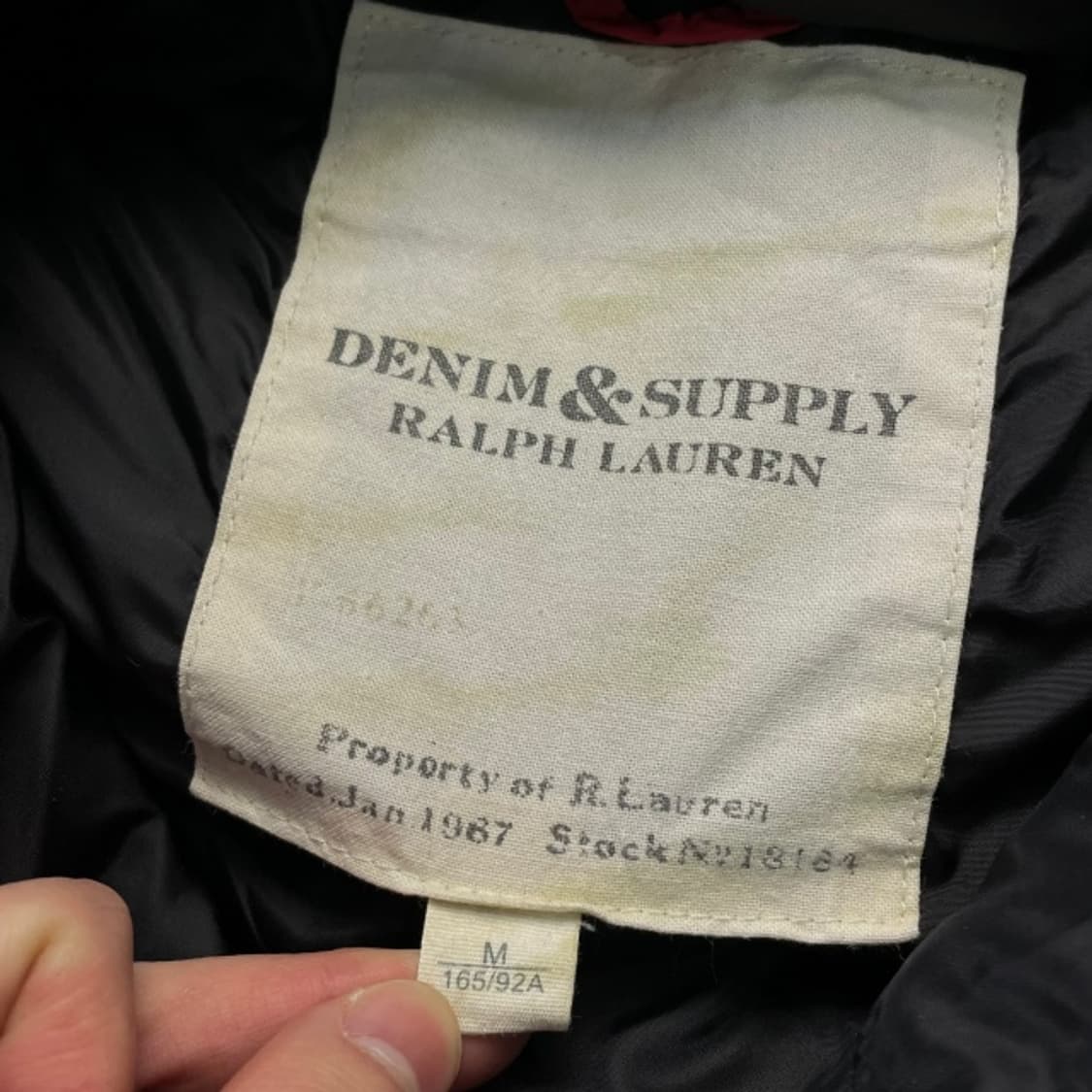 95 폴로 데님앤서플라이 성조기 패딩  상품이미지4