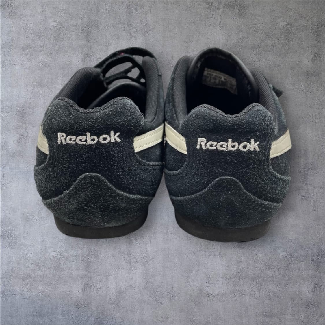리복 Reebok 블랙 스웨이드 벨크로 스니커즈 240 상품이미지6