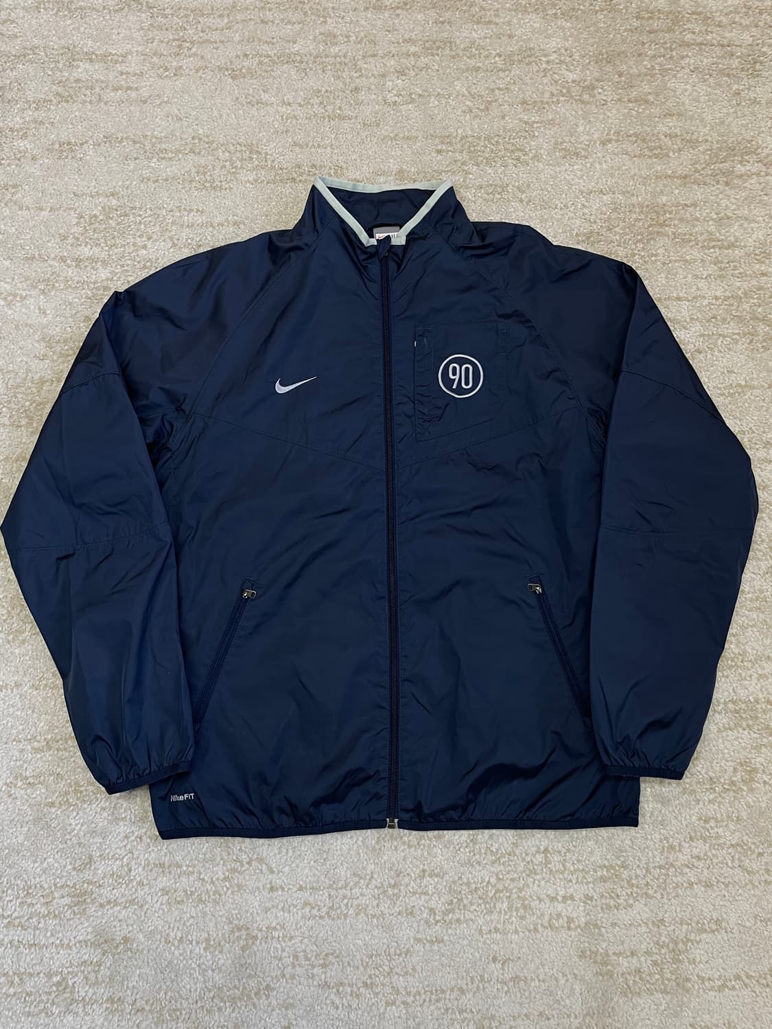 [XL] 00s 나이키 토탈90 바람막이 윈드브레이커 웜업 자켓 상품이미지1