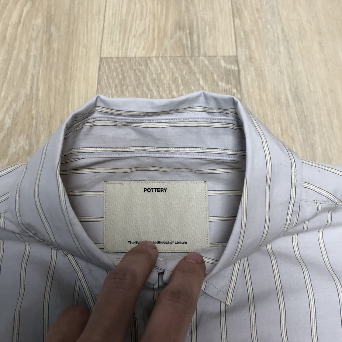 우먼스 (XS) 포터리 POTTERY 우먼스 오가닉 코튼 컴포트 셔츠 상품이미지3