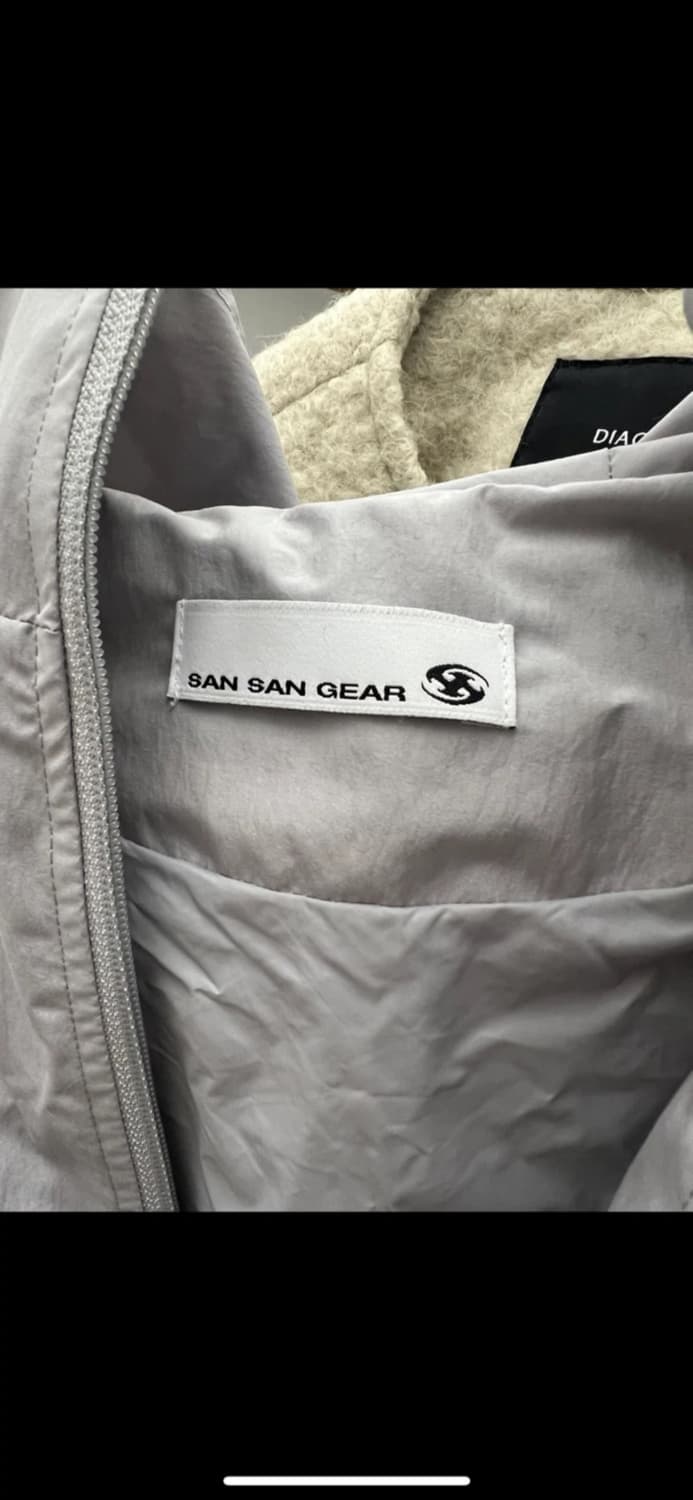 산산기어 지퍼 자켓 라이트 그레이 22fw 상품이미지3