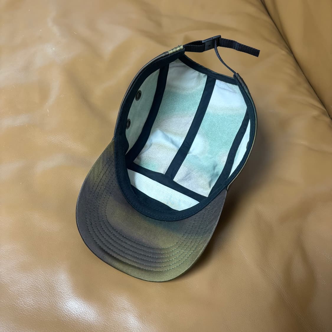 슈프림 캠프캡 모자 박스로고 사틴 카모 상품이미지6