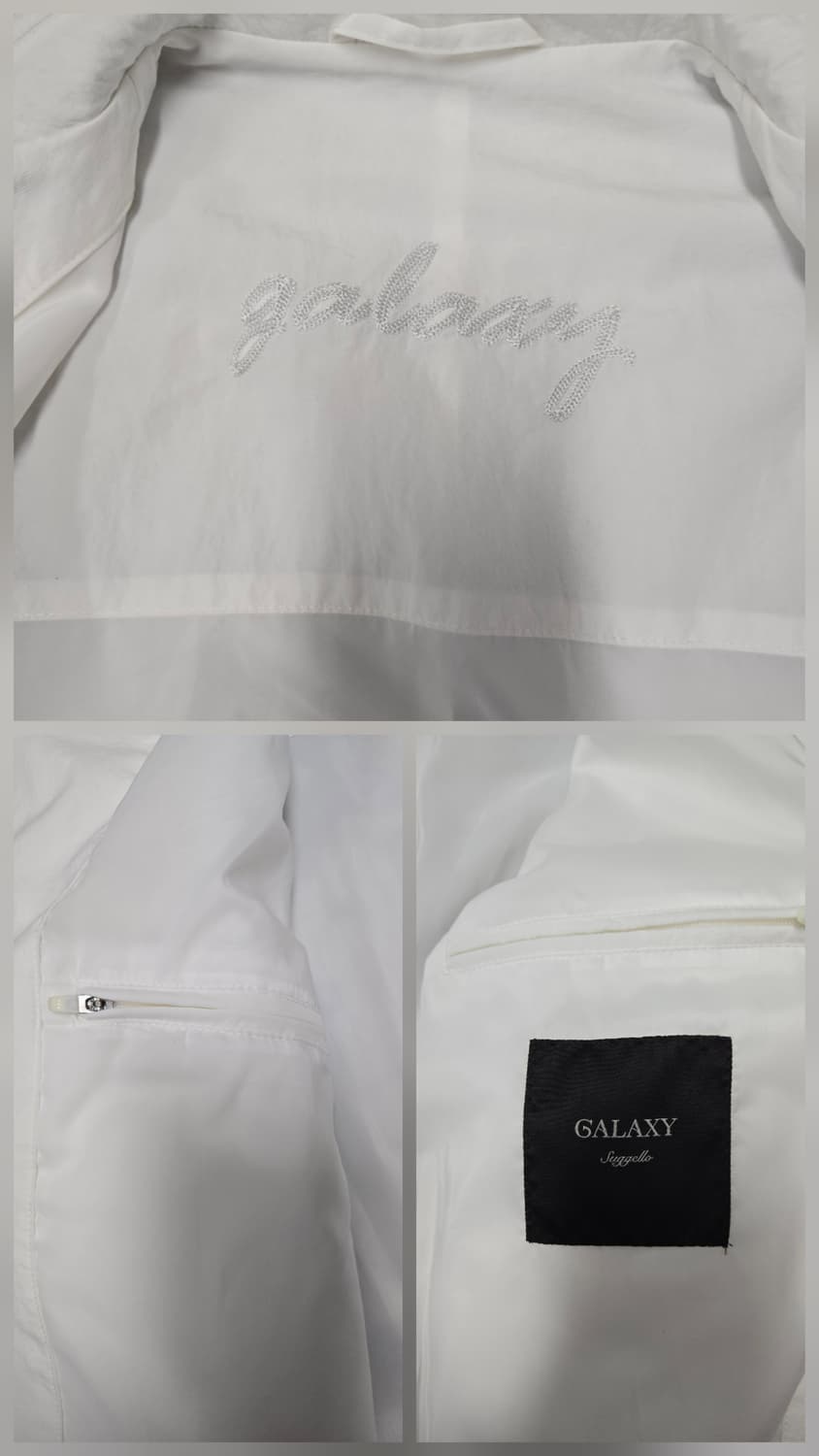 갤럭시 23ss 점퍼 화이트 봄버 자켓 상품이미지9