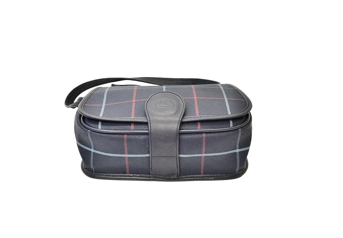 버버리 시그니처 네이비 체크 크로스백(정품) 상품이미지5