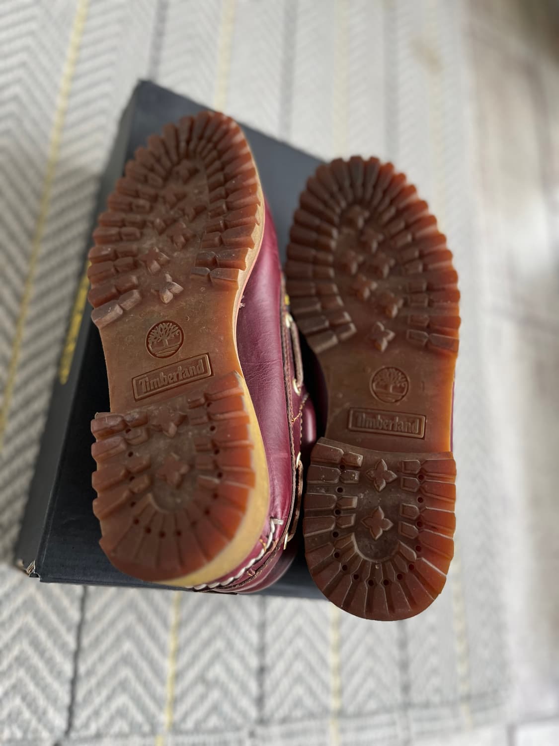 팀버랜드 클래식 3아이 보트슈즈 버건디 컬러 상품이미지6