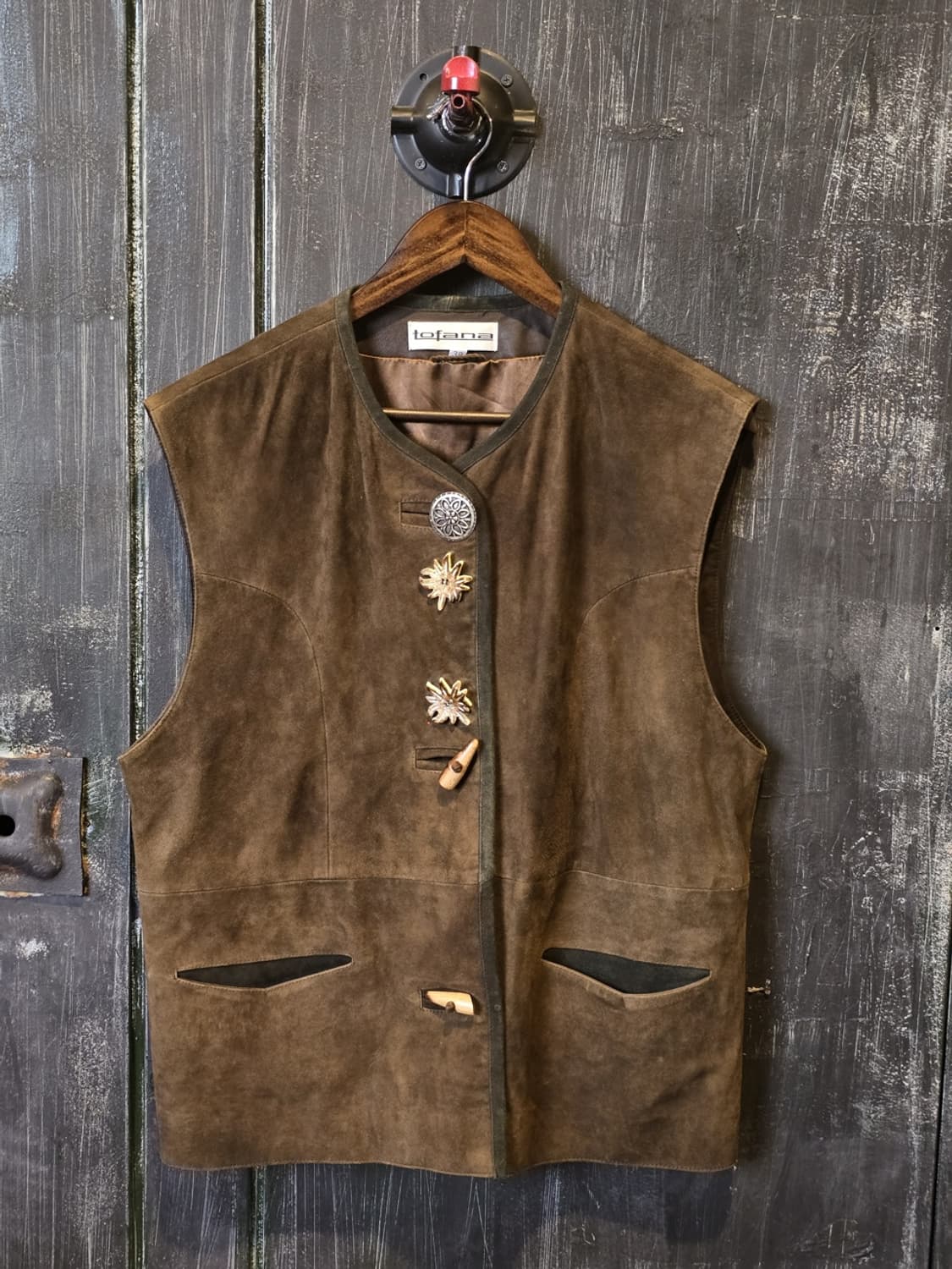 Tofana Real Leather Vest 상품이미지1
