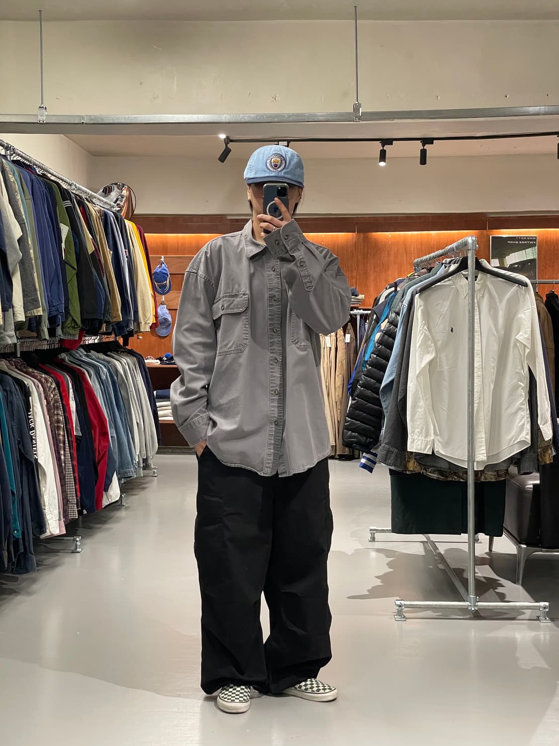 빈티지 헤비코튼 워크 셔츠 상품이미지2