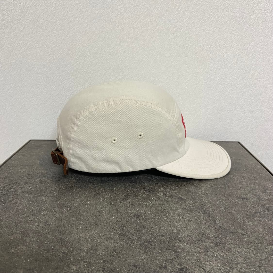 (OS) 슈프림 박스로고 캠프캡 모자 워시드 내츄럴 상품이미지2