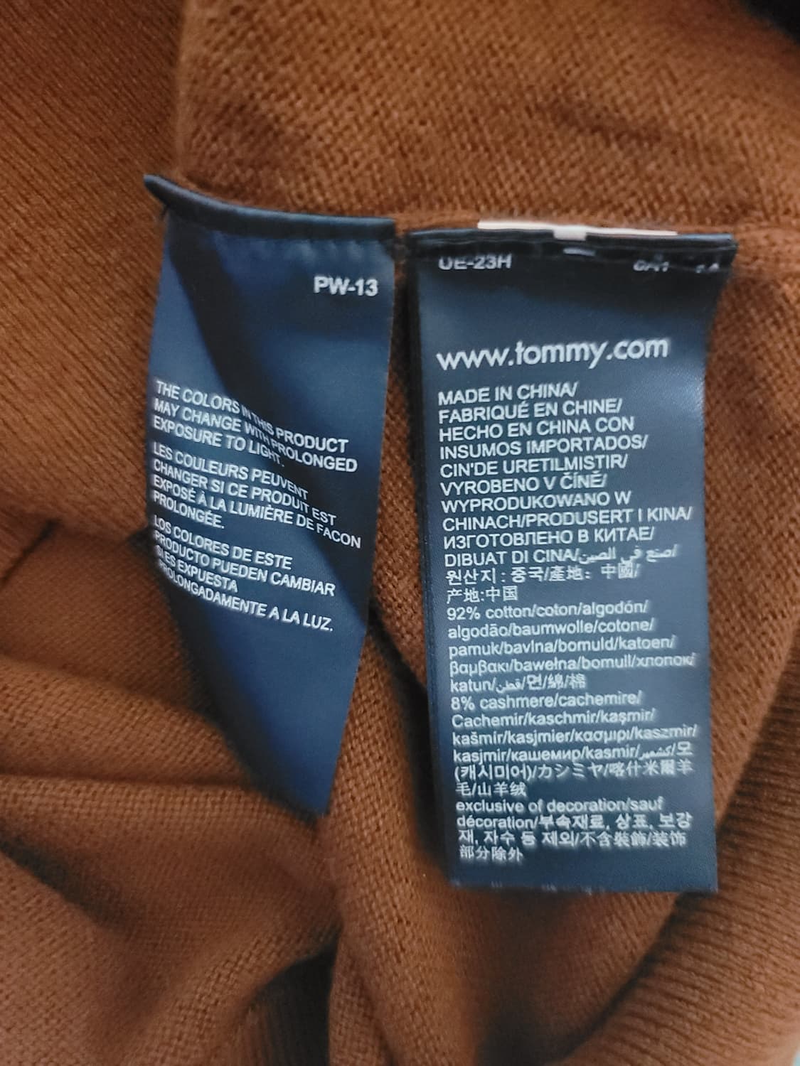 새옷 타미힐피거 피마코튼 캐시미어 니트 상품이미지7