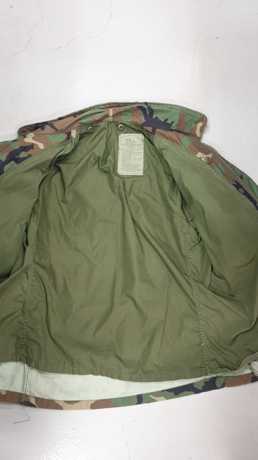 미군 M-65 우드랜드 필드자켓 라지 쇼트 상품이미지4