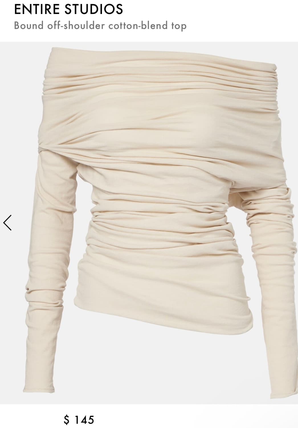 Entire studios off the shoulder top 상품이미지1