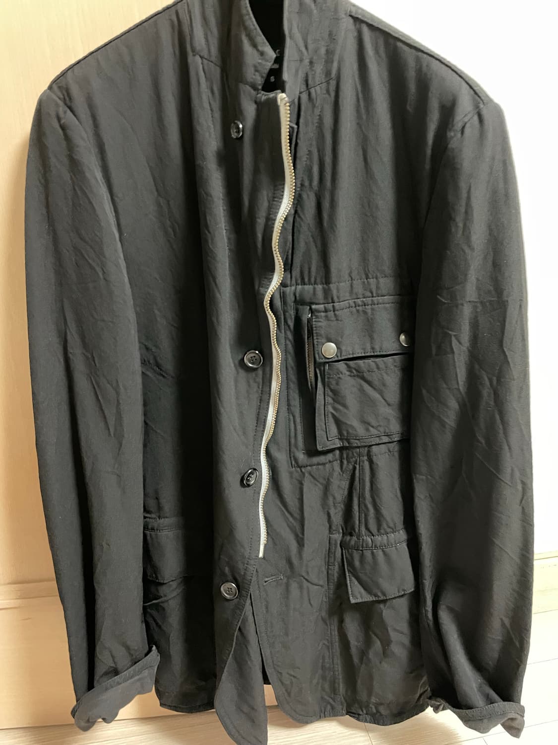 꼼데가르송 옴므 지퍼블레이저자켓 s 상품이미지4