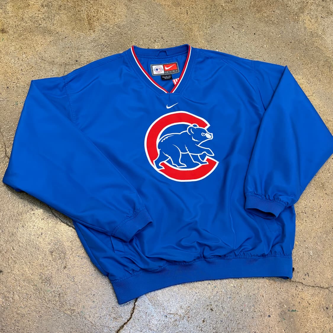 레어 90s 미국 빈티지 나이키 시카고컵스 풀오버 바람막이 상품이미지2